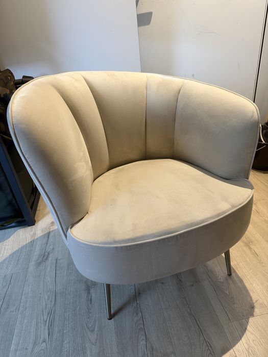 Westwing Fotel koktajlowy z aksamitu Louise