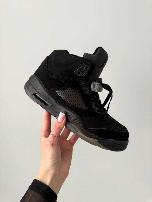 Кросівки Nike Air Jordan 5 Retro Full Black / кроси Найк Аір Джордан 5