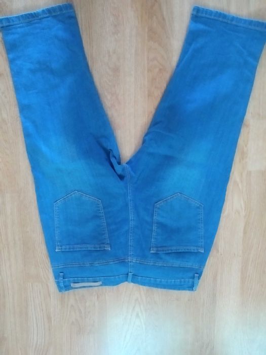 spodnie rybaczki jeansowe 42