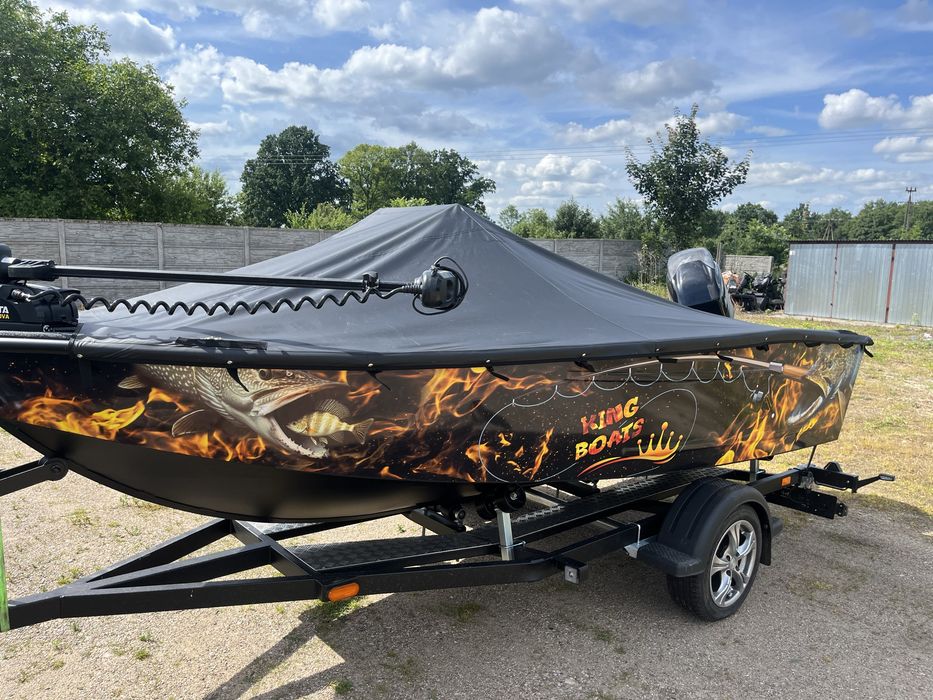 KING BOATS 430 Łódz aluminiowa  łódka wedkarska