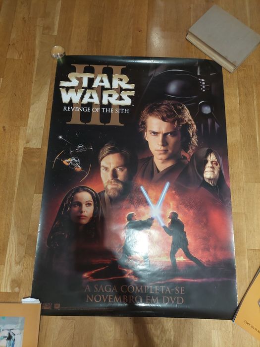 Grande poster publicitário star wars