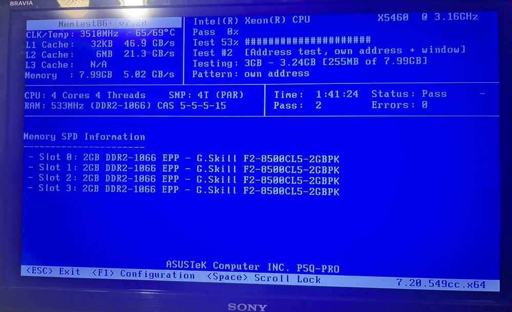 Asus P5Q Pro, P45 DDR2 s775, ATX НЮАНС