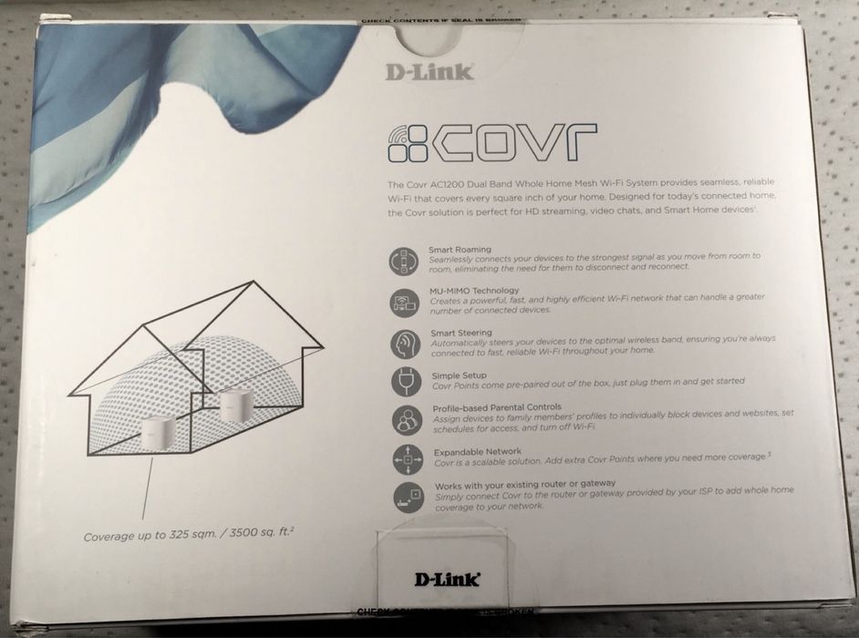 D-Link Covr 1102 ac1200 2,4/5 GHz Mesh