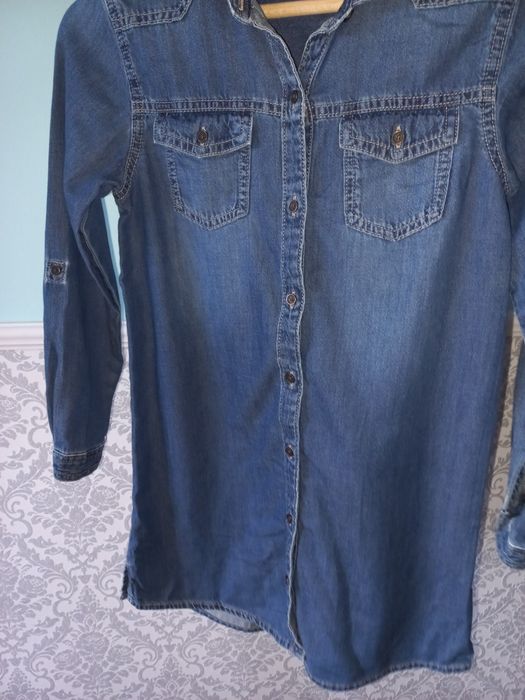 Next jeansowa sukienka r.140cm