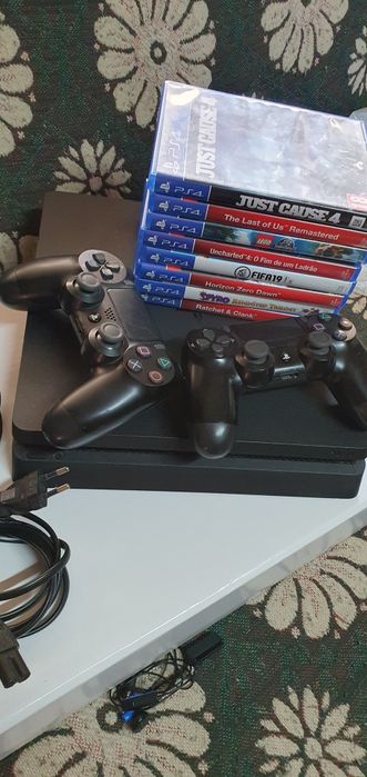 Ps4 slim 500gb + 2 controllers + jailbreak LAPSE BD-J64585813551489121