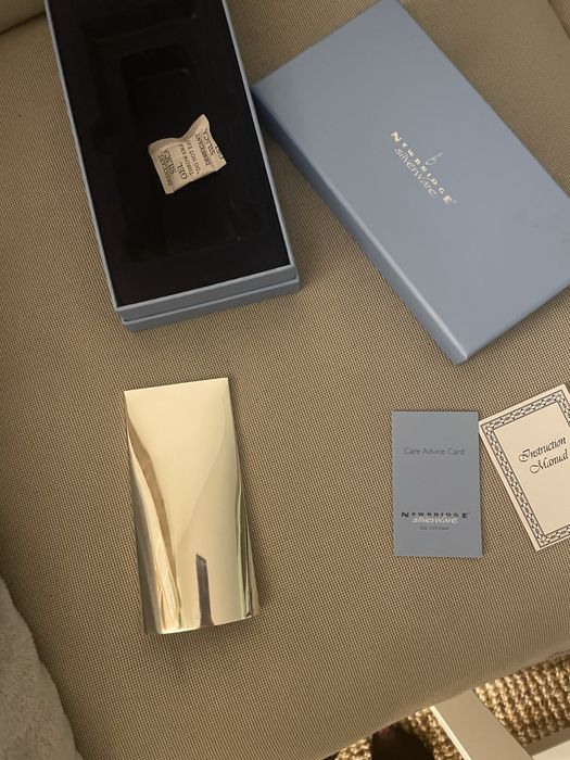Zegarek zegar stojący biurkowy Newbridge Silverware
