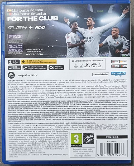 FIFA 25 para PS5 (excelente estado)