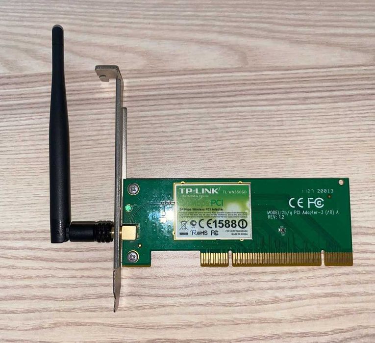 Karta sieciowa Wi-Fi TP-LINK PCI, sprawna!