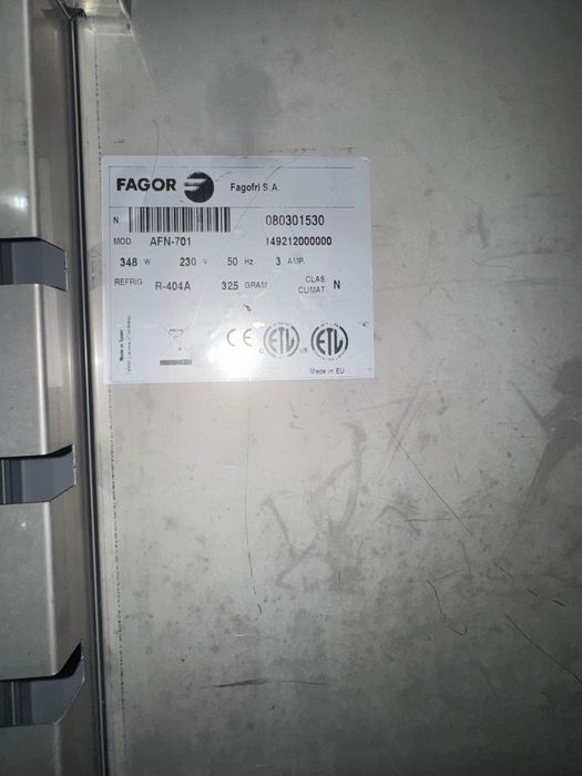 Congelador inox fagor vertical