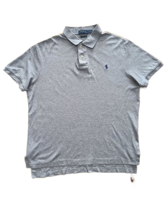 Koszulka Polo Ralph Lauren Szara Logo M