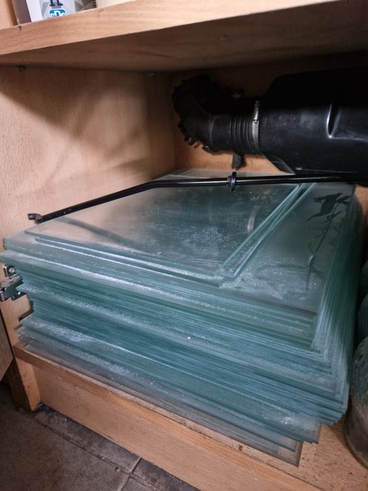 Szyba pod znicze podstawka szkło hartowane 43x34cm Duża