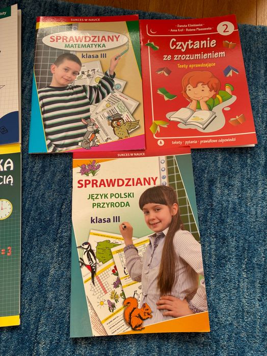 Książki z zadaniami do egzaminu 3 klasy