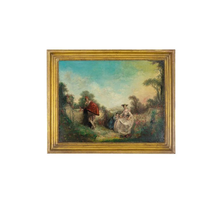 Pintura família jardim Romantismo | século XIX