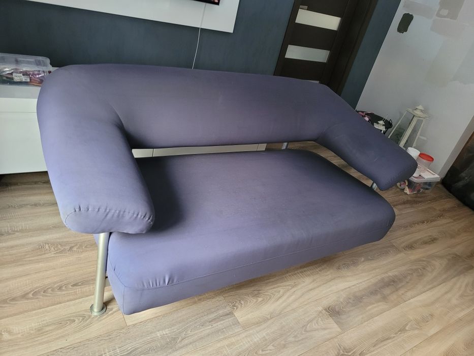 Kanapa grafitowa 2 osobowa