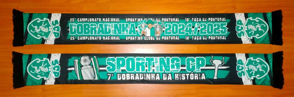 Cachecol Sporting Dobradinha 24/25 (Vendo/Troco)