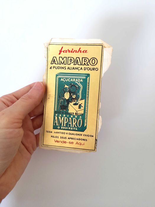 Autocolante Vintage Farinha Amparo Anos 70 Coleção