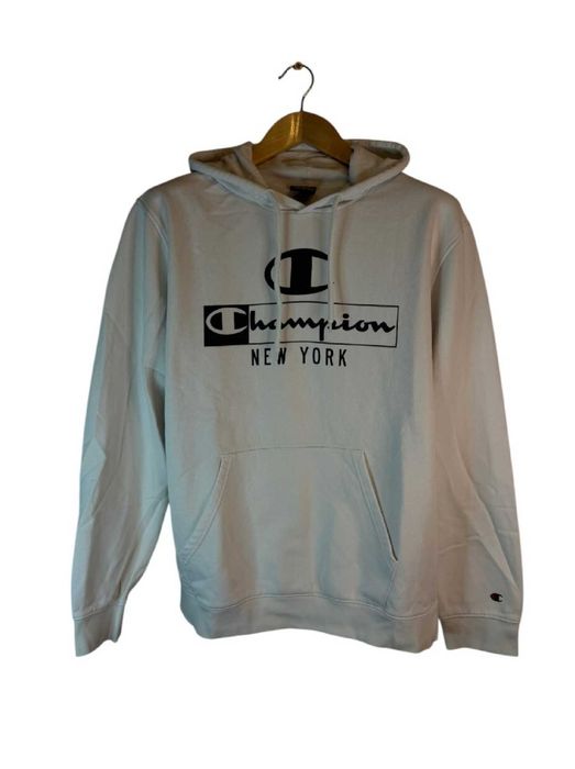 Bluza z kapturem Biała champion XL