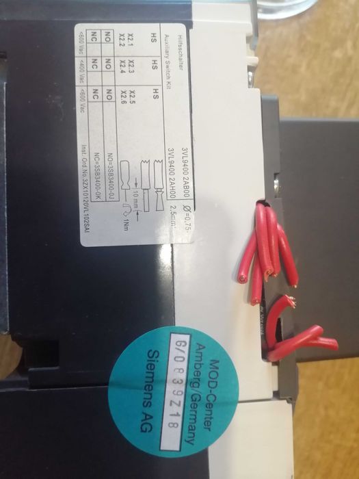 автоматичний вимикач Siemens 3VL9300-3MQ00 FR 160ам. рубильник автомат