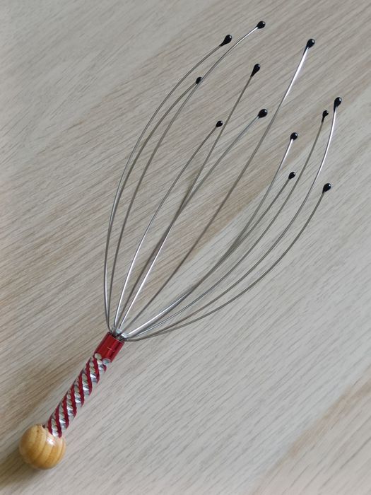 masażer do skalpu, skóry głowy, do wcierek, relaks