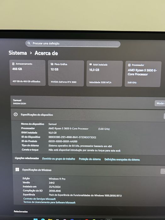 PC Gaming / Trabalho - Ryzen 5 + RTX 3060 12GB