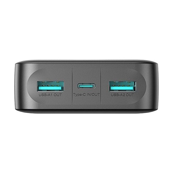 Powerbank Joyroom JR-PBF14/20000mAh 2.4A 2x USB-A 1x USB-C - czarny