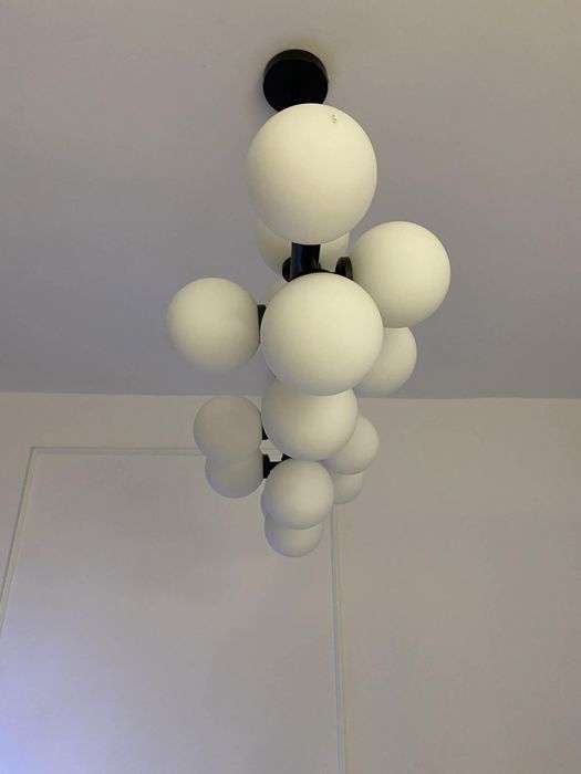 Lampa  wiszaca czarna Petrica w 16