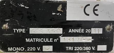 Máquina de fatiar GES350 – Disco 350mm – Funcional - Fiambreira