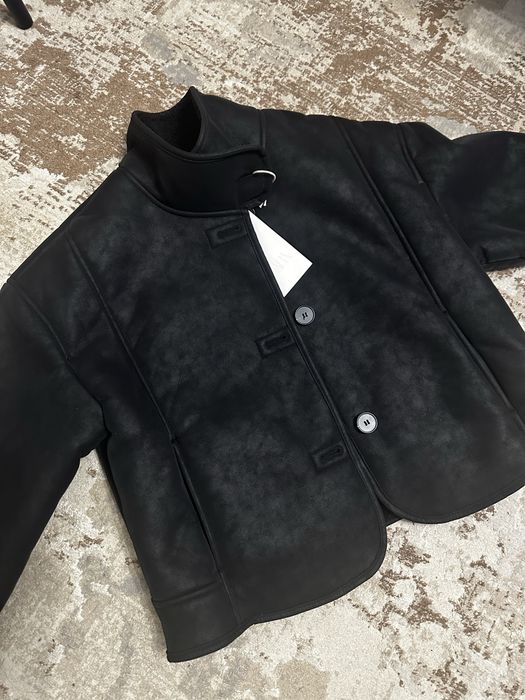 Авіатор Дублянка zara s-m чорна тренд коротка курточка