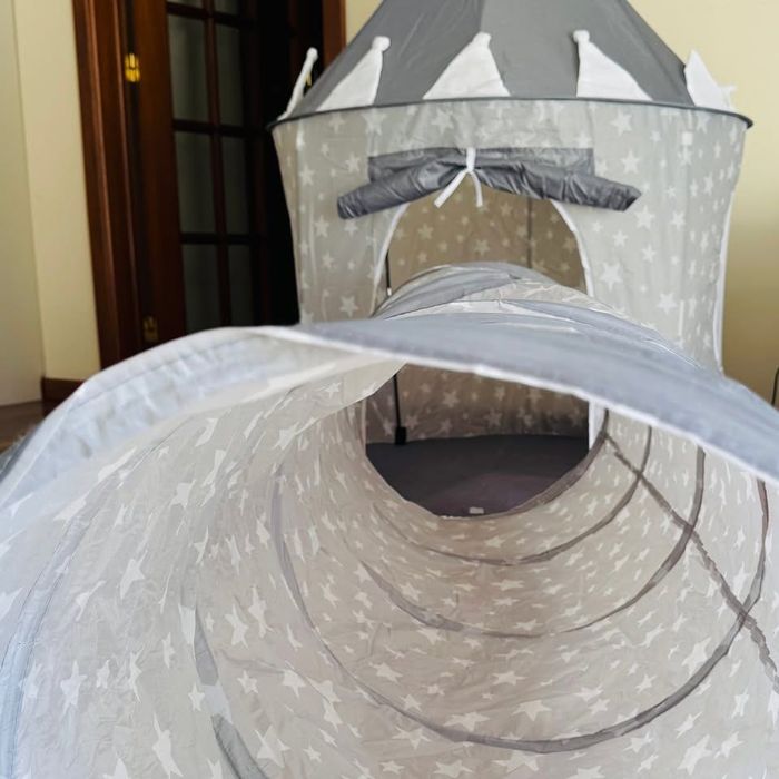 Tenda + Túnel Infantil Kids Concept Star – Cinza