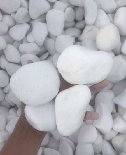 ŚNIEŻNOBIAŁY Grecki Otoczak Grys Biały Kamień 1-2, 2-4, 4-8, 8-13 cm