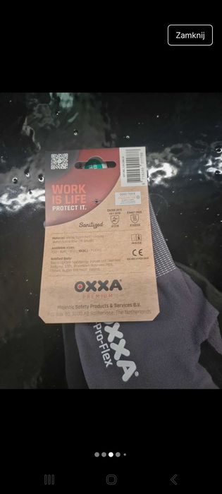 10 par nowych rekawiczek firmy oxxa w rozmiarze M