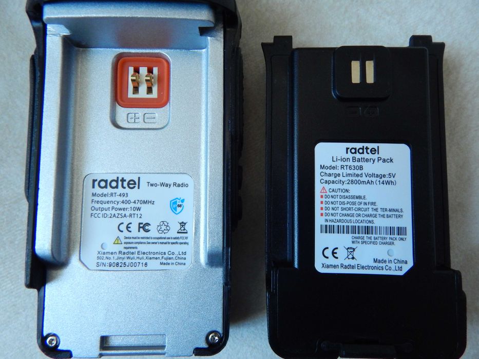 Рация Radtel RT-493.  10 Вт.  IP67.