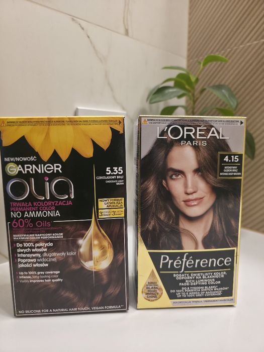 Sprzedam farbę do włosów Loreal i Garnier