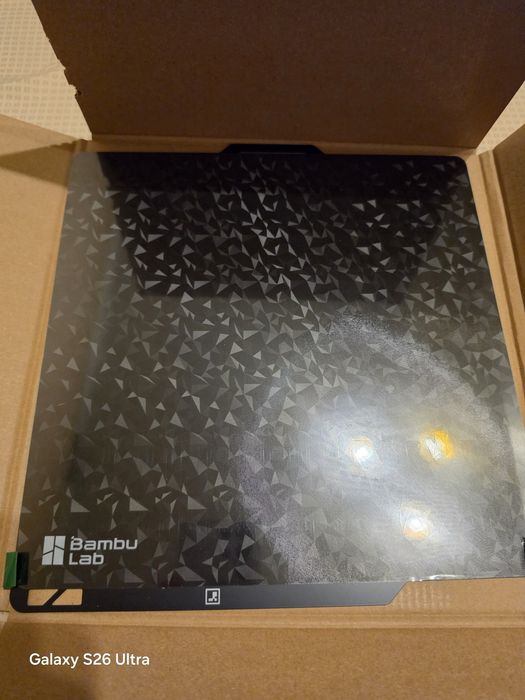 Стол с двухсторонним  3D Effect покрытием Bambu Lab Diamond Surface Plate  для X1/ P1/ A1