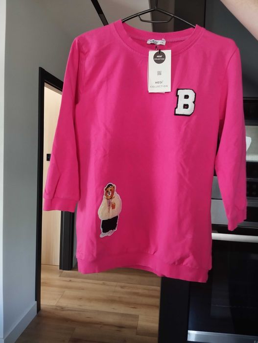 Bluza bawełniana z 3/4 rękawem