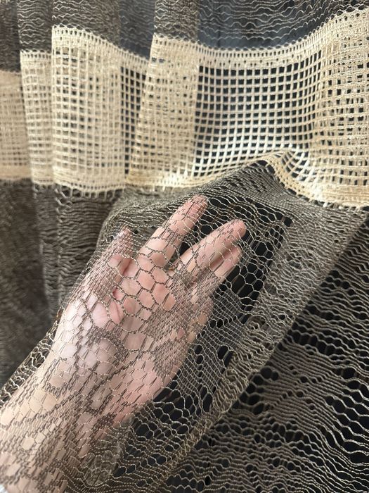 Тюль на кухню белая, гардины на метраж