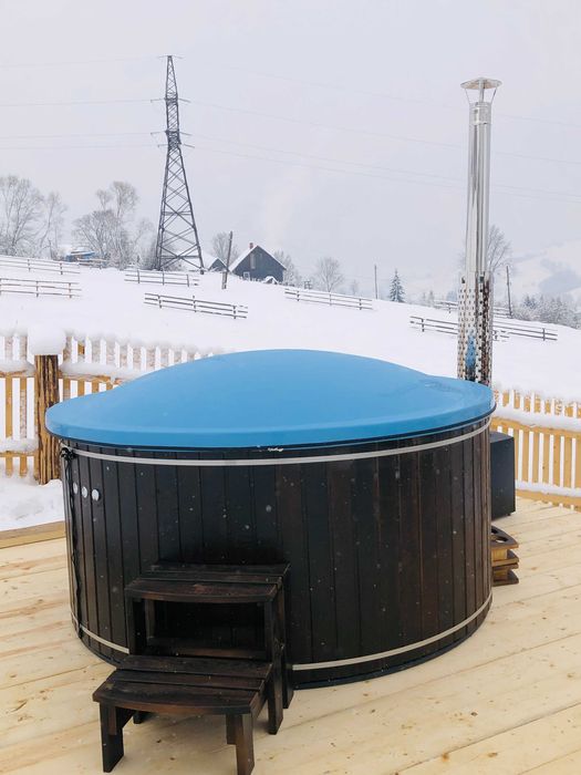 Чан на дровах з гідромасажем від виробника. Купіль з підігрівом.