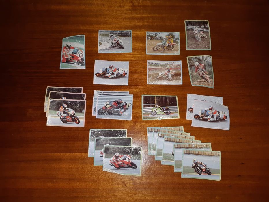 Coleção cromos motas