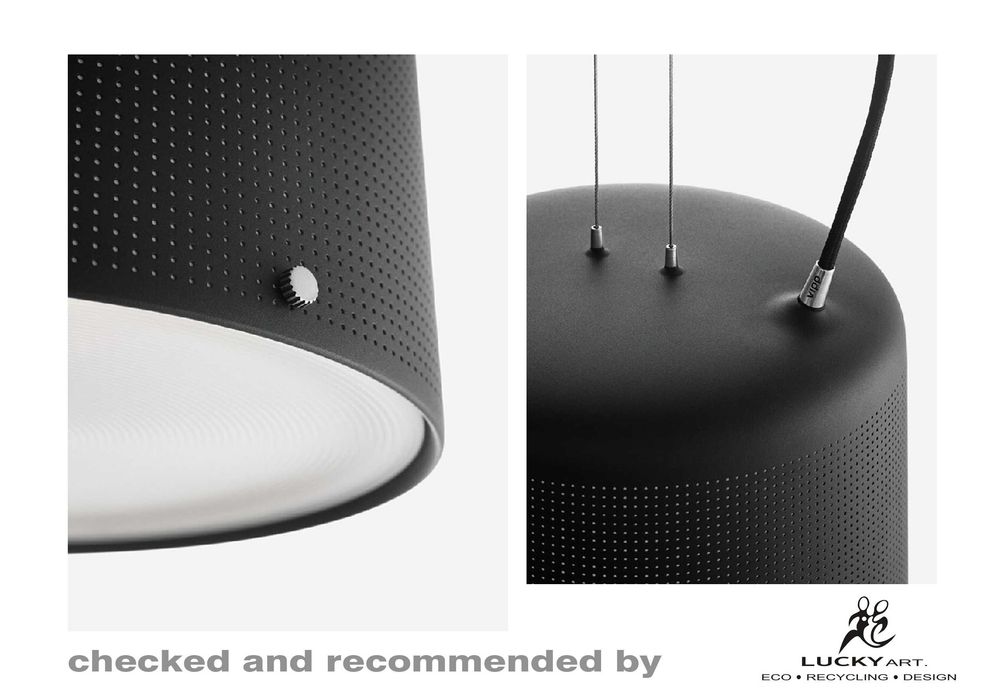 Lampa wisząca Vipp 526 Black, nowoczesna, metal, loft