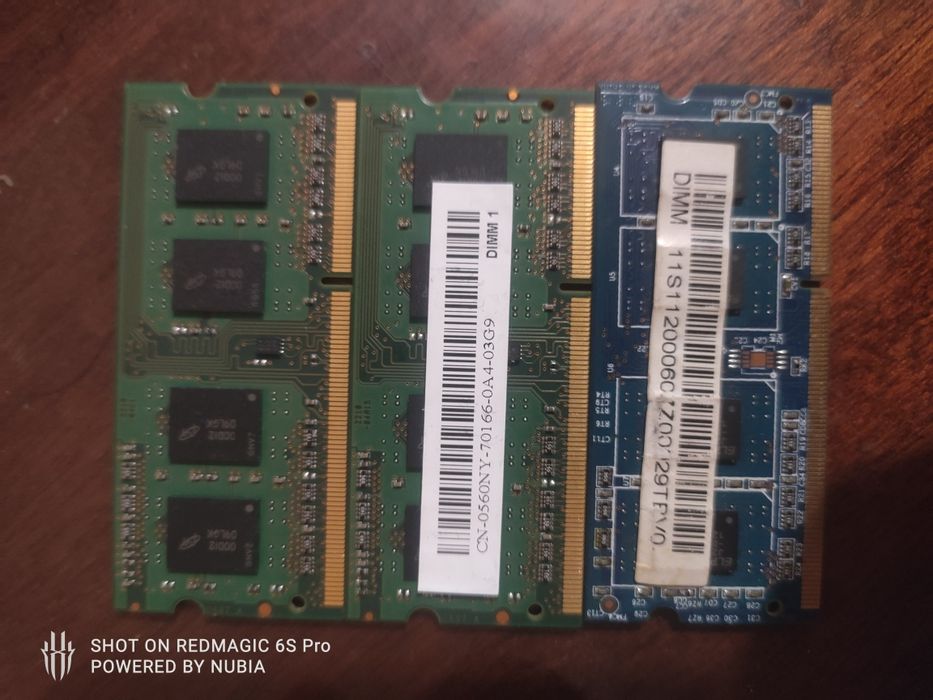 ОЗУ для ноутбука DDR3 на 1333 МГц 2 GB