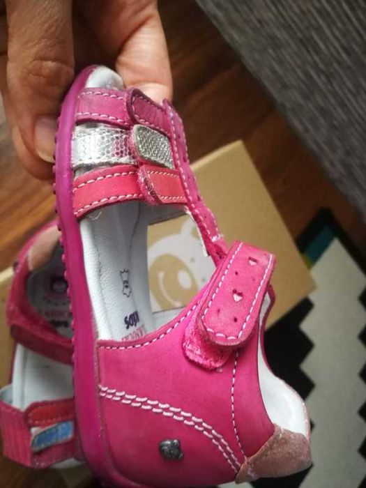 Sandałki/sandały skórzane Lasocki, r. 21