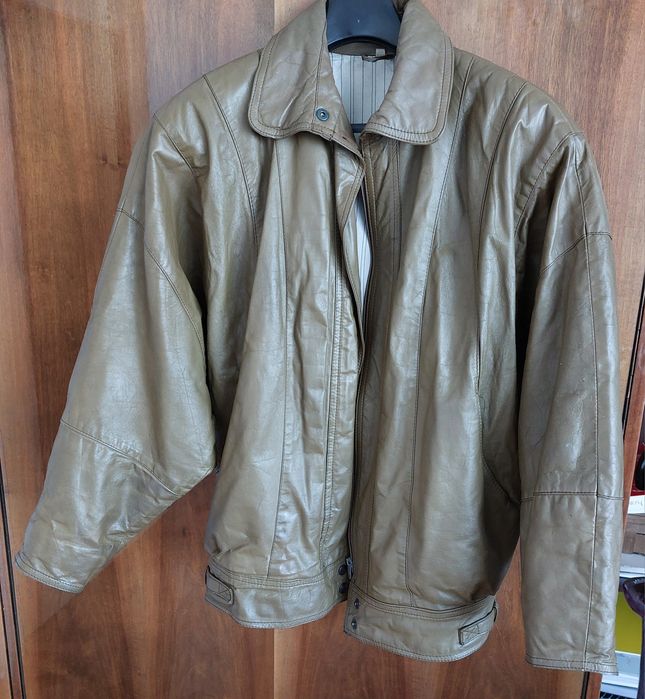 Skórzana ocieplana kurtka damska