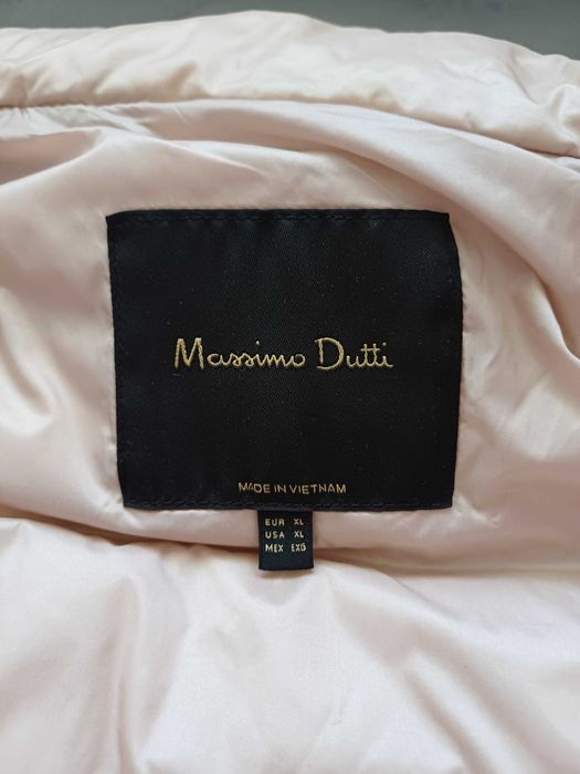 Massimo Dutti pikowana puchowa kurtka rozmiar XL