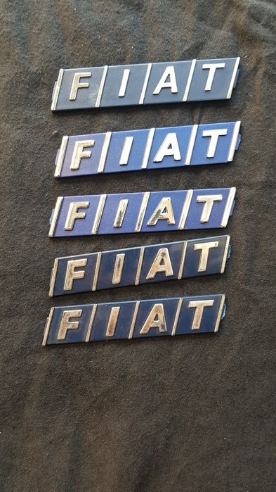 UNO Fiat Emblemas logos simbolos legendas novos