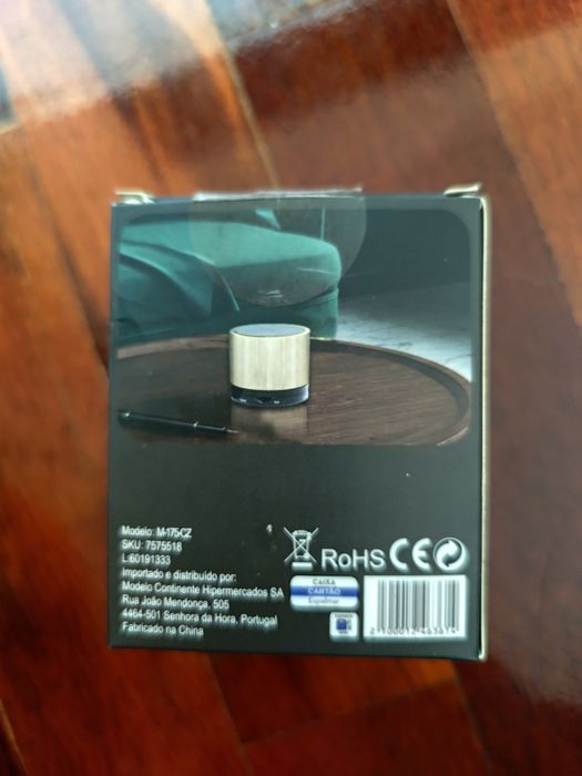 Coluna Bluetooth Bamboo