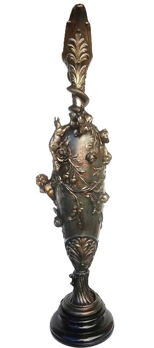 Grande ânfora em bronze de arte  (Puti Elê Hanap)- Séc.-XIX