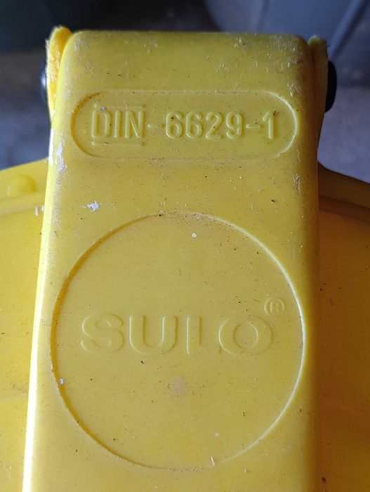 Contentor de lixo embalão amarelo SULO 110L