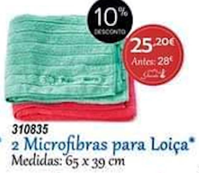 2 Panos MicroFibras para Loiça Tupperware