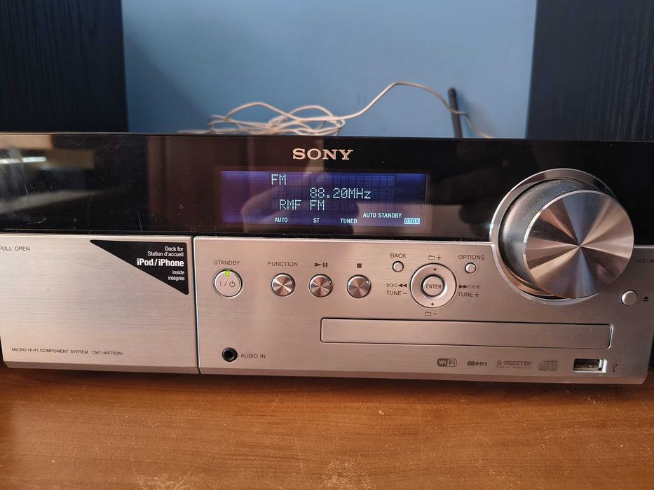 Wieża Sony CMT-MX700Ni + 2 kolumny cała w oryginale, używana
