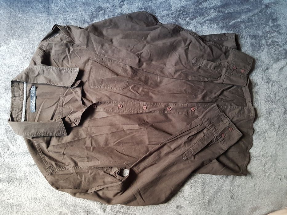 Koszula cienka brązowa House L 40 stan idealny